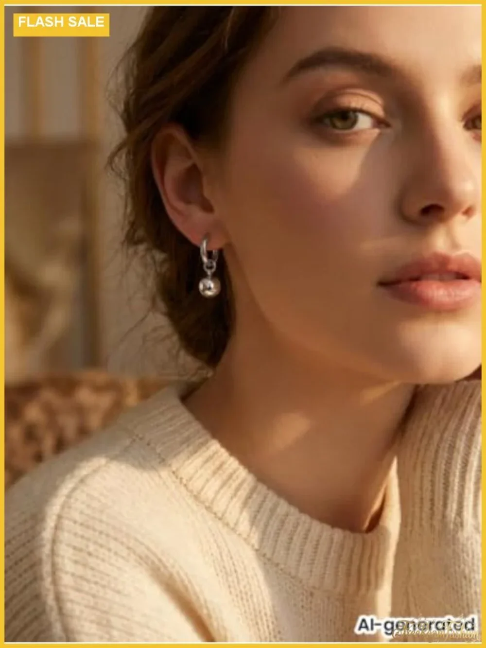 Hypoallergenic Stainless Steel Ball Drop Dangle Earrings for Women